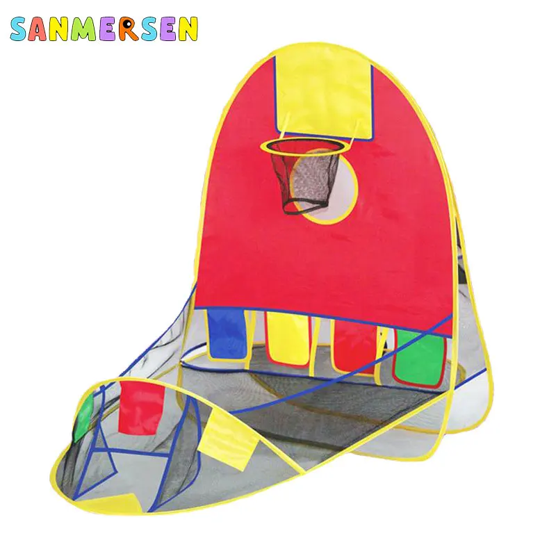 price cut Children's Ball Tent Play House Basketball Basket Tent Ocean Ball Pool Outdoor Indoors Sport for Ki