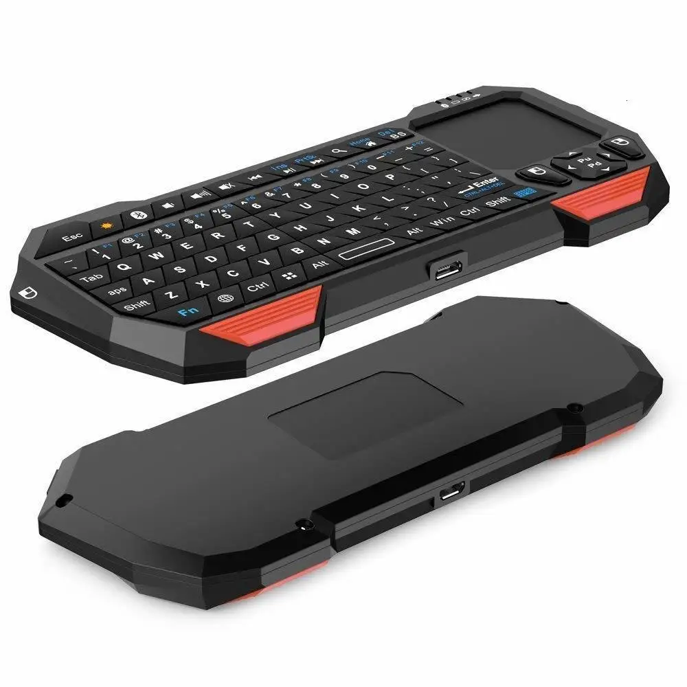 Disobedience compromise Respectively Mini tastatura Bluetooth cu Touchpad, compatibila cu Smart TV, Smartphone,  PC, Android, Linux, Win 10 - Phuture® - eMAG.ro