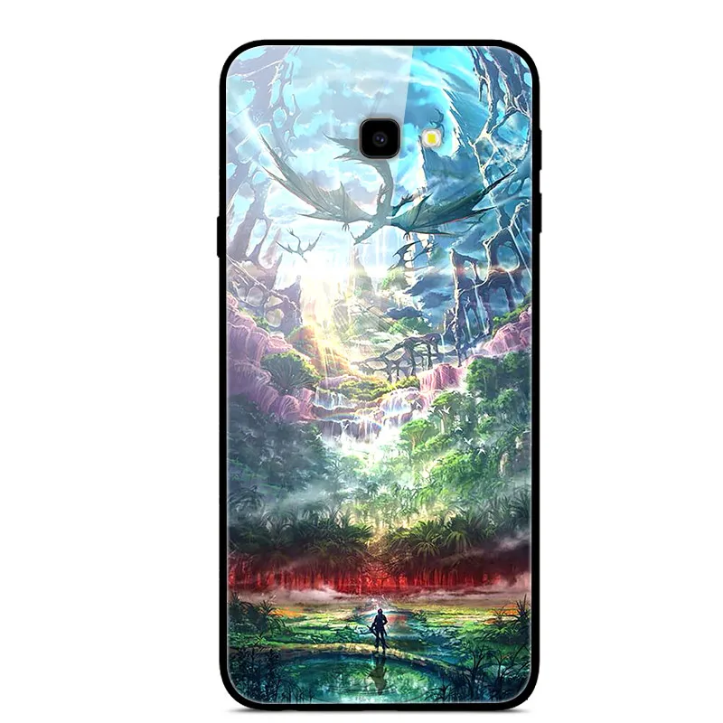 36 Закаленное Стекло чехол для samsung Galaxy J4 чехол s силиконовый чехол Galaxy J4 ЕС J400F J400 телефон для samsung J4 Plus J4 - Цвет: 36