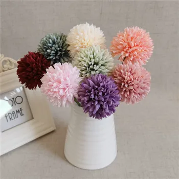 

Artificial flowers Dandelion Fake Flowers for Home Wedding Decoration Silk Dandelion Flowers Home Decor Gift Freeshipping
