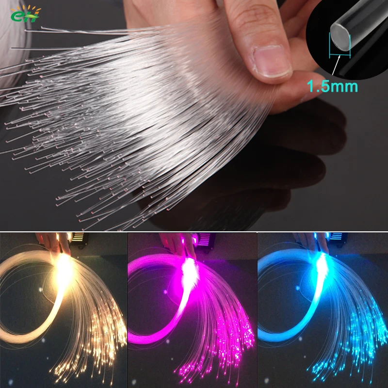2.5mm Solid Core Side Glow Fiber Optic Lighting Cable Sold By The Foot 