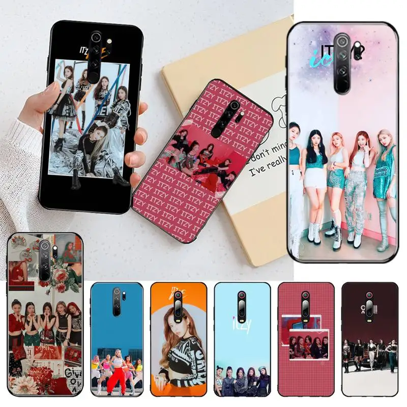 Мягкий силиконовый черный чехол CUTEWANAN KPOP ITZY для телефона Redmi Note 8 8A 7 6 6A 5 5A 4 4X 4A Go Pro