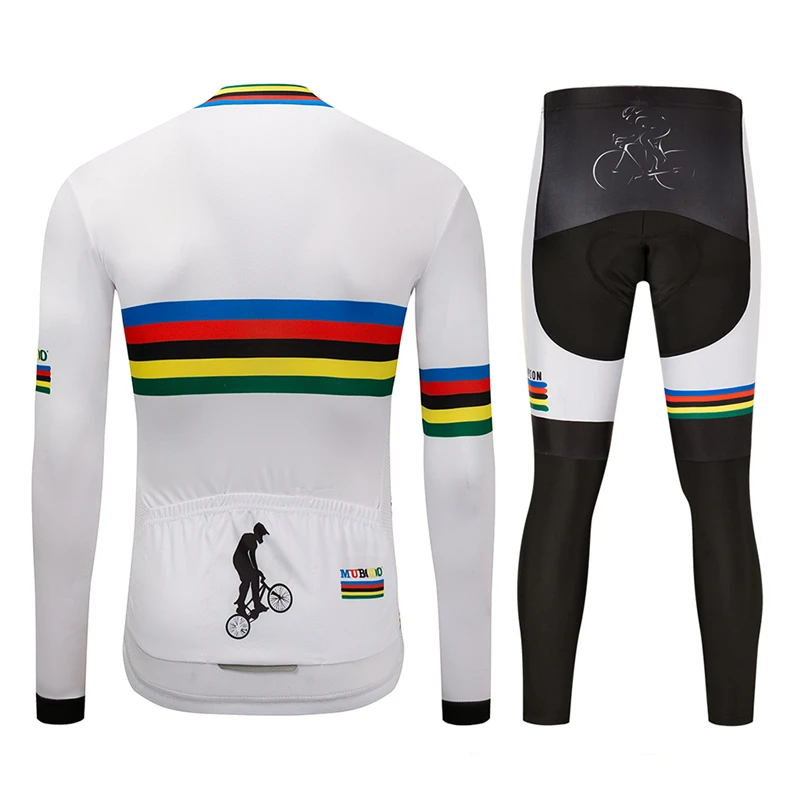Ropa ciclismo бренд весна осень длинные велосипедные костюмы мужской Джерси костюм для прогулок верховой езды на велосипеде MTB Одежда комбинезон набор