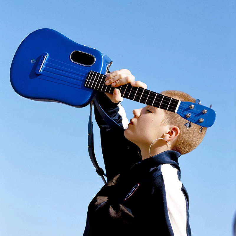 LAVA U2 Freeboost Carbon Fiber Ukulele 23/26 inch Beginner Children's Small Guitar Electric Travel Guitar With Case/Picks