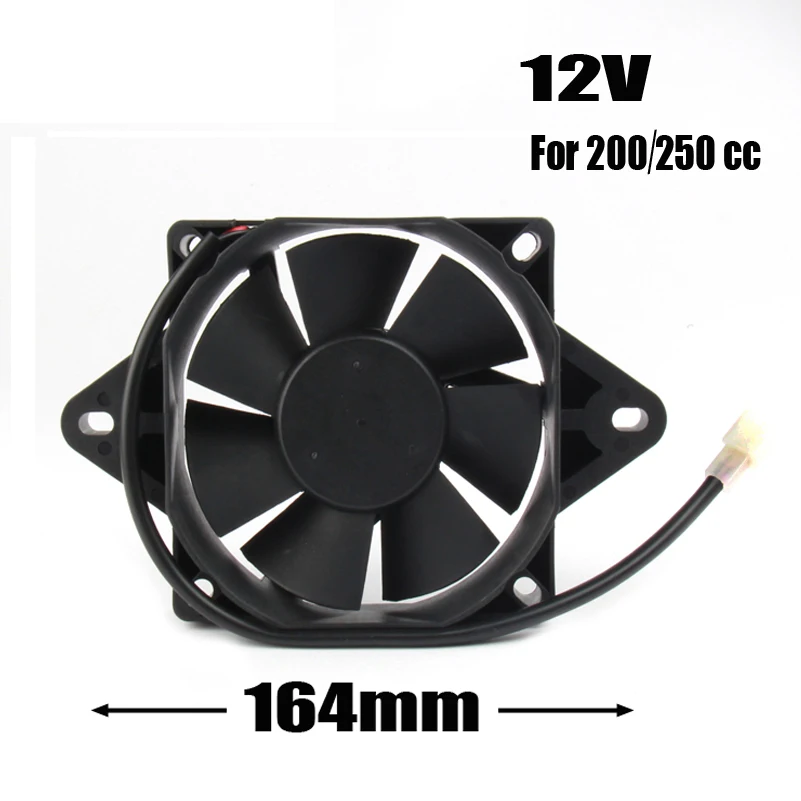 6 Inch Radiator Fan 12V Radiator Electric Cooling Fan For 150c 250cc Motorcycle Quad Dirt Bike ATV Buggy Pit Bike Motorcycle Cooling Fan
