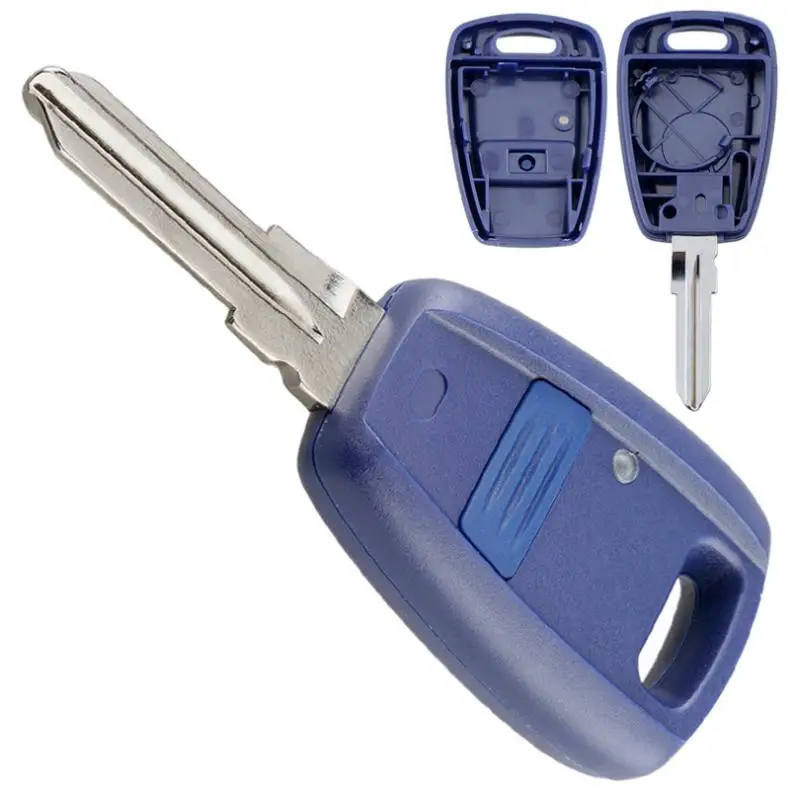 

1 Button Car Key Fob Case Shell Replacement Remote Cover with GT15R Blade Fit for For-Fiat Punto Doblo Bravo