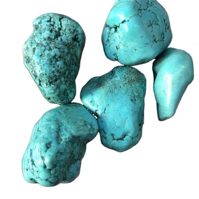 Szabálytalan Véletlenszerű Alak Durva Természetes Türkiz Drágakő Meditáció Reiki Kövek Feng Shui Energia Díszek Otthoni Szerencsés Ajándékokhoz