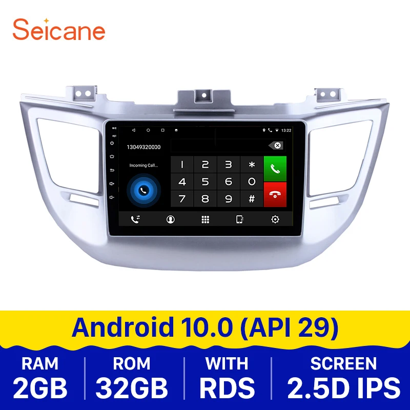 Автомобильный мультимедийный плеер Seicane проигрыватель на Android 10 0 9 дюймов 2din ОЗУ 2
