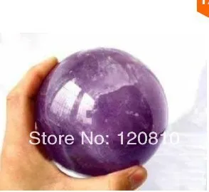 

AMETHYST QUARTZ CRYSTAL SPHERE BALL Healing Stone 65mm