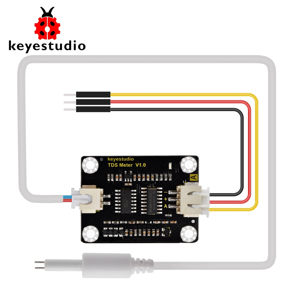 

keyestudio TDS Meter V1.0 Board module Water Meter Filter Measuring Water Quality for arduino unor3
