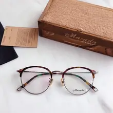 Очки для бровей, ретро очки MSD по рецепту, оправа, круглые женские оптические очки для близорукости, оправа для мужчин и женщин