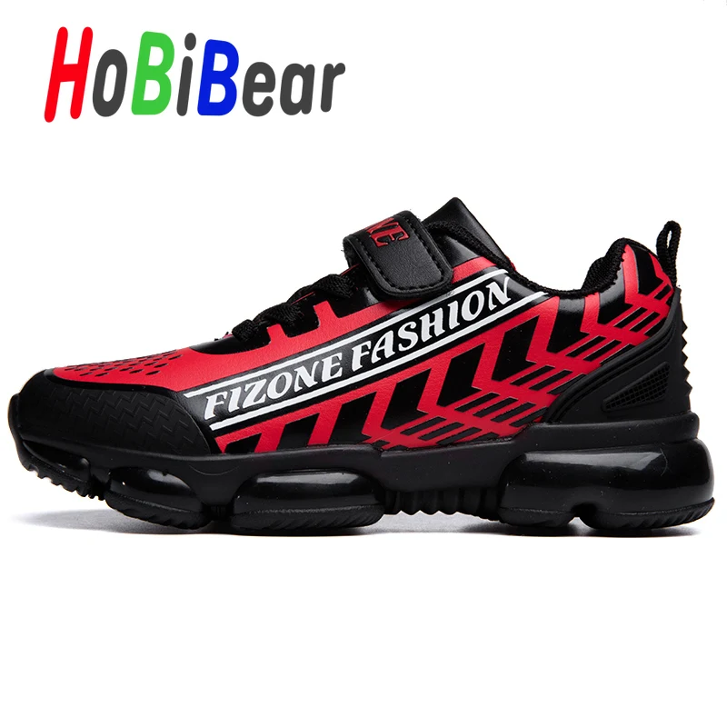 

Popular Children Boys Luxury Brand Shoes Hook & Loop Kids Boy Sport Shoes Red Teenage Trainers Wearable Big Boy Running Sneakers
