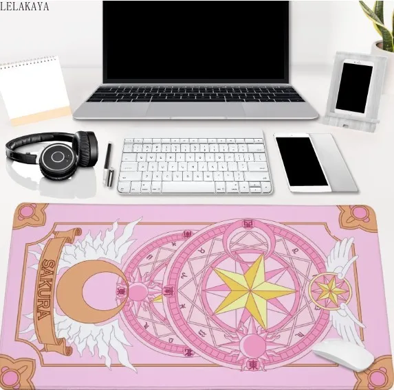 Cardcaptor Sakura розовый Луна Аниме фигурки напечатанный рисунок резиновая сумка для