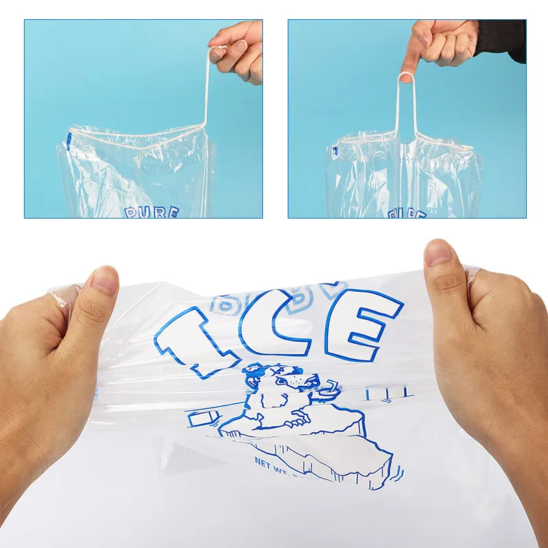 10/20 Pieces Disposable Ice Making Bags Freezing Maker Ice Cube Drawstring Making for Summer DIY Drinking Cube Packing
