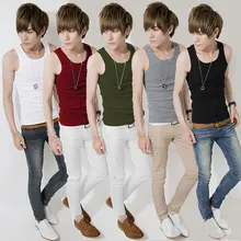 Модный мужской жилет, повседневный облегающий спортивный жилет для фитнеса, Мужская Облегающая майка