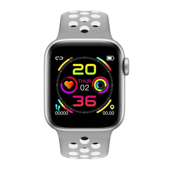 W5 Bluetooth Смарт часы пульсометр калории фитнес трекер будильник IP67 Водонепроницаемый Smartwatch PK F8 IWO 8 pro P70 - Цвет: Gray