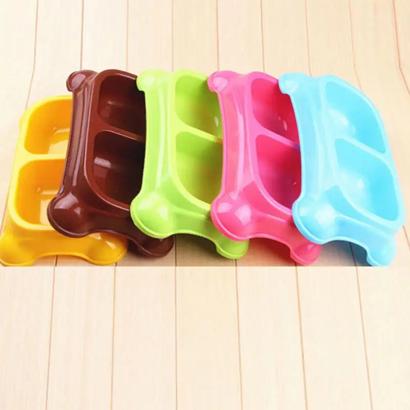 Пластиковая миска для корма домашних животных собак кошек воды|Принадлежности