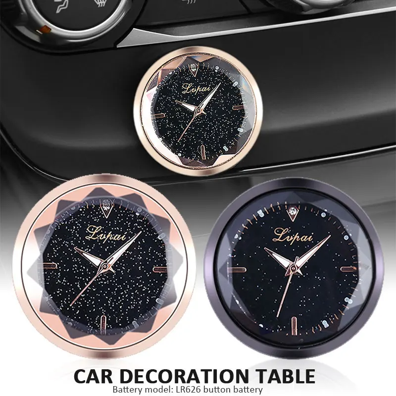BZ844 автомобильные часы мини украшение салона автомобиля цифровые часы украшение для приборной доски Часы