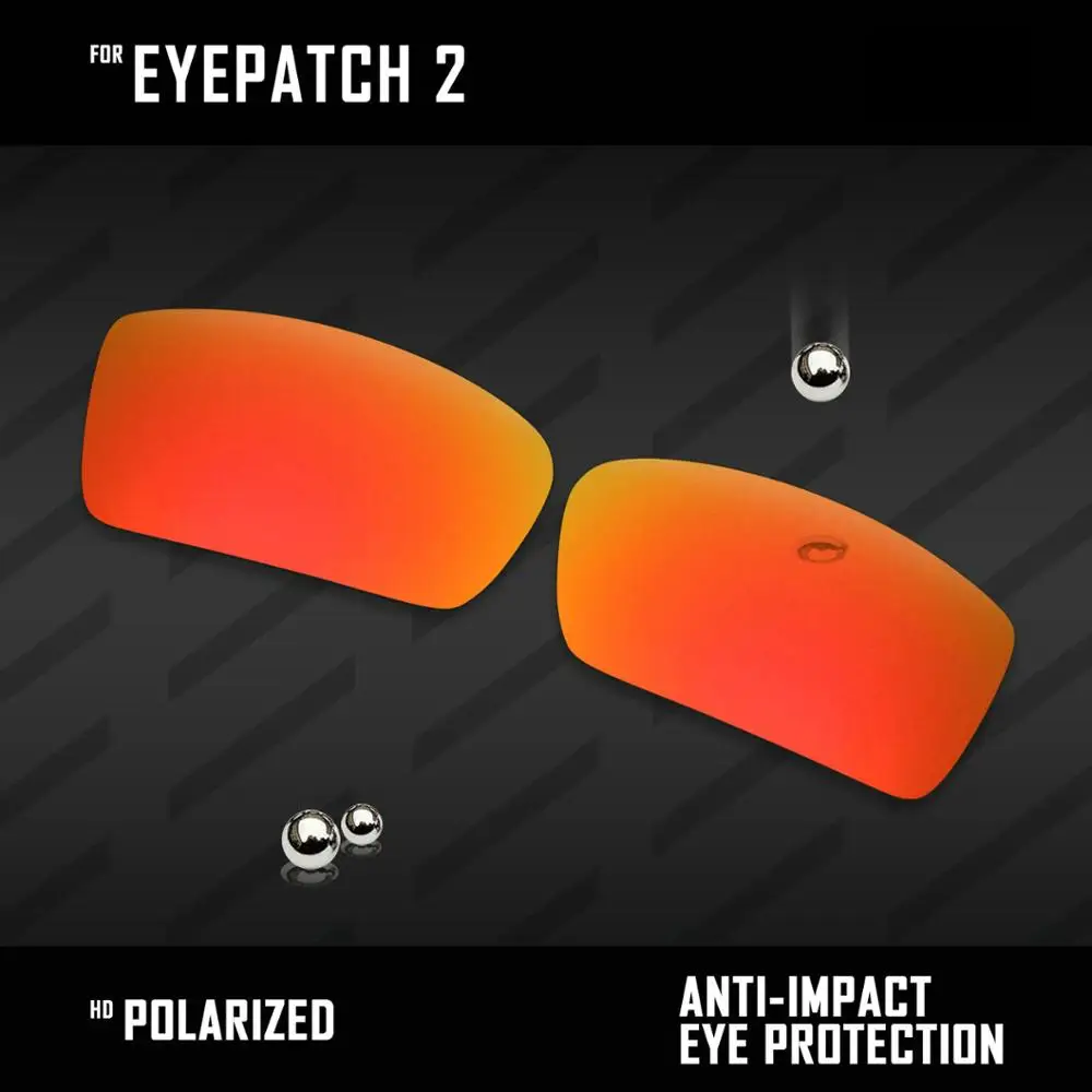 3 пары поляризованных солнцезащитных очков OOWLIT Сменные линзы для Oakley 2 черные