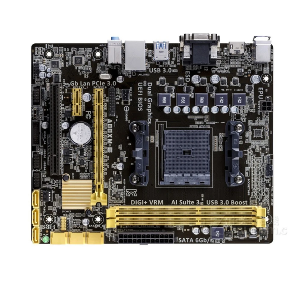 best cheap motherboard for gaming pc For ASUS A88XM-E Motherboard Socket FM2 FM2+ DDR3 For AMD A88XM A88 Original Desktop Mainboard SATA III Mainboard mother board of computer