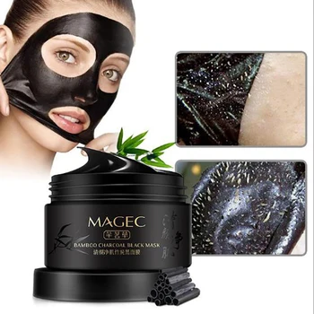 

Bamboo Charcoal New Suction Face Deep Cleansing Black Mud Mask Blackhead Remover Peel-Off Mask Easy to Pull Out Blackheads