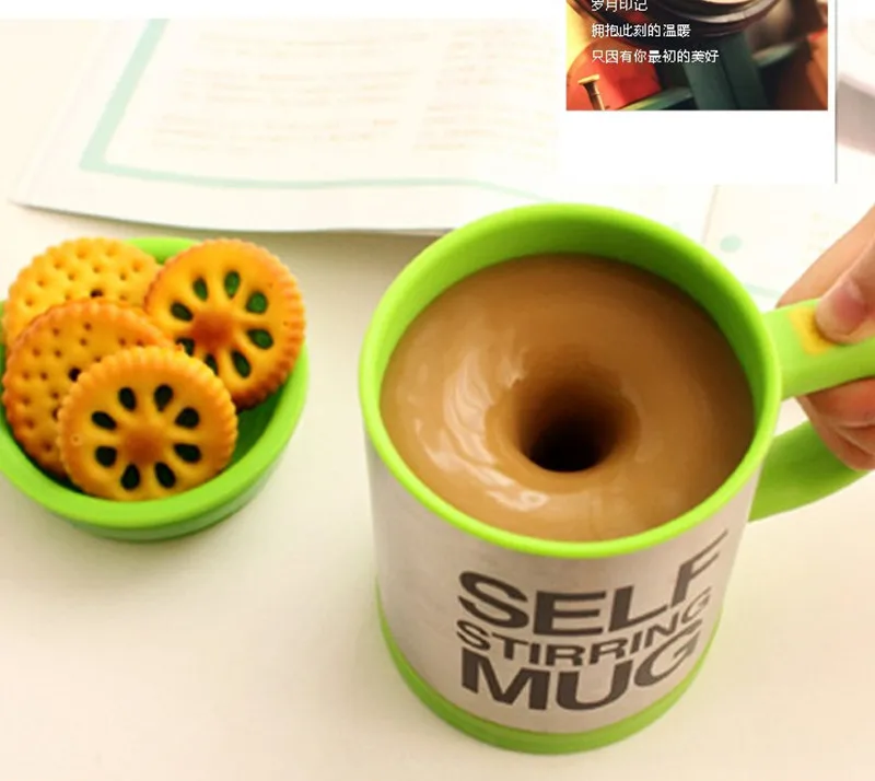 

400ml Mugs Automatic Electric Lazy Self Stirring Mug Cup Coffee Milk Mixing Mug Smart Stainless Steel Juice Mix Cup Drinkware