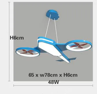 Креативный мультяшный Воздушный самолет детский потолочный светильник для маленьких мальчиков и девочек детская комната Светильник для спальни декоративный для детской комнаты светильник ing