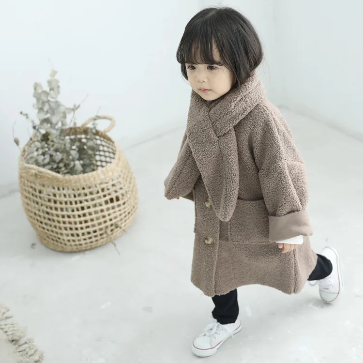 

Female Baby Cotton Overcoat 1-2-3-Year-Old Winter 2018 New Style Korean-style Fashion GIRL'S Princess Cotton Coat Girls Cotton-p