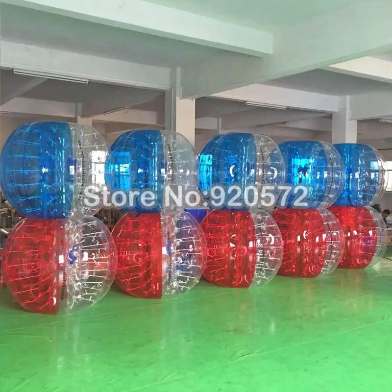 Бесплатная доставка! Заводская цена! 1,0 мм ТПУ надувные 1,2 м пузырь футбол людской мяч надувной шар для детей