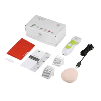 

Waterproof Electric Baby Hair Clipper Kit 7 in 1 Rechargeable Professional Haircuts Hair Removal Kit Quiet Baby Hair Trimmer