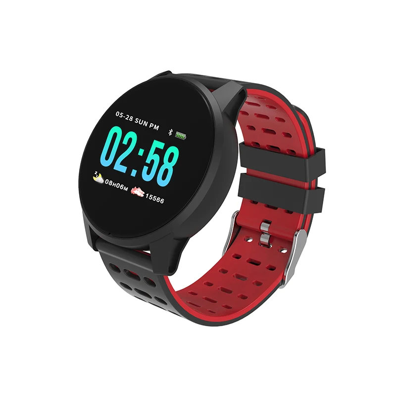Новые умные часы для женщин и мужчин cheep bluetooth android/ios телефоны 4g водонепроницаемый gps сенсорный экран Спорт Здоровье Smartatch - Цвет: Red