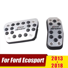 Для Ford Ecosport 2013 AT/MT автомобильный акселератор, педаль тормоза, педали сцепления, нескользящий Чехол, аксессуары