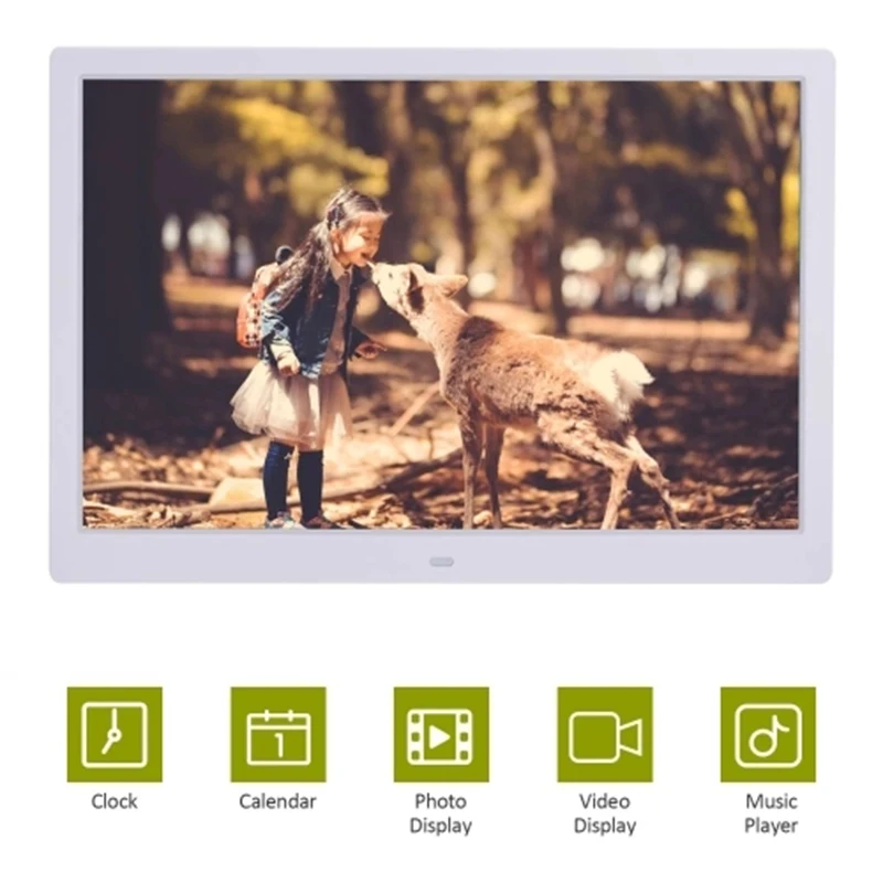  FULL-SJD-1403 14 Pollici Led Digital Photo Frame 1280x800 HD Schermo di Visualizzazione Album Immag