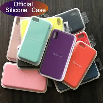 

Luxury Silicone Case For iphone 8 7 6S 6 Plus 11 Pro X XS MAX XR Case on Apple iphone 7 8 plus X 10 Cover case Official Original