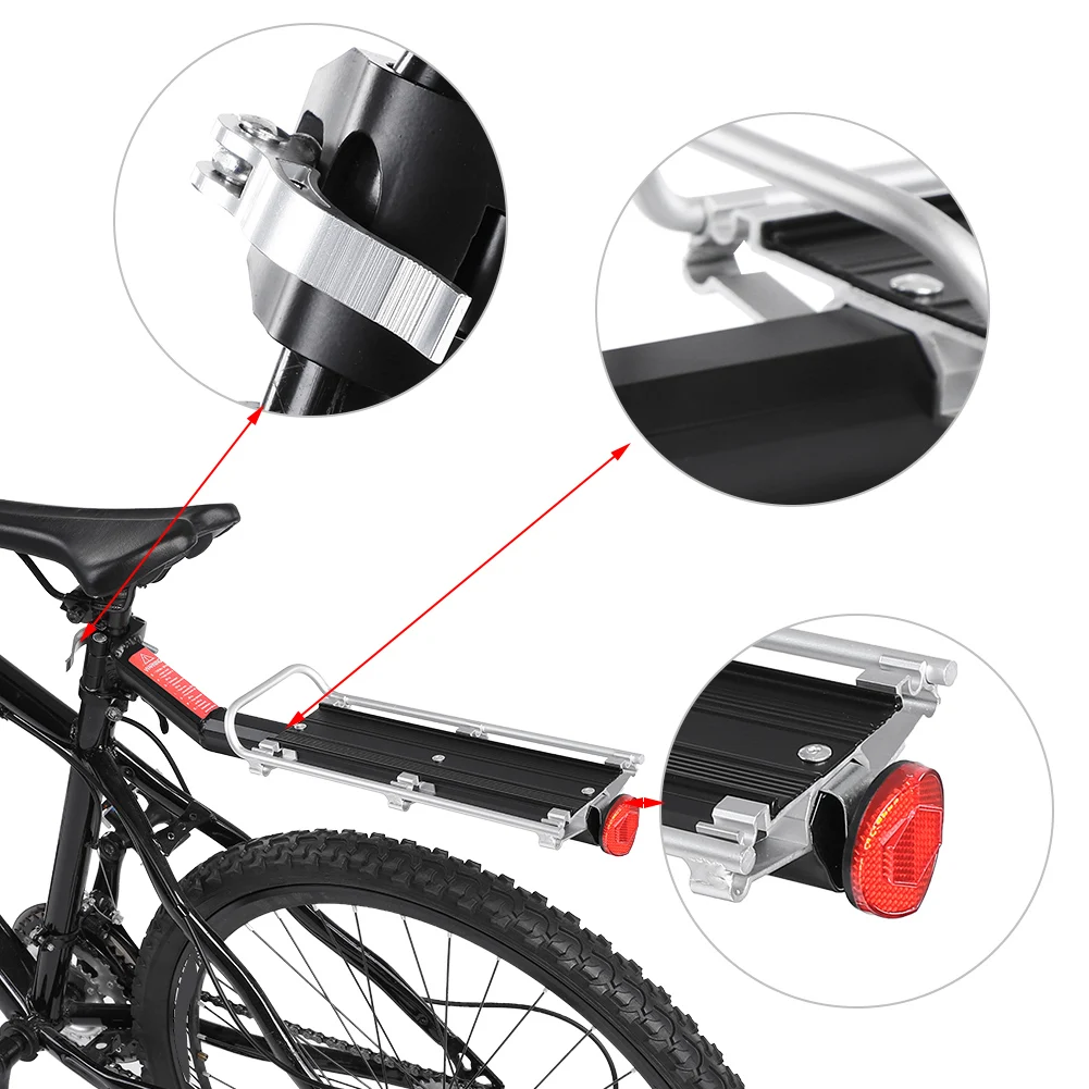 MTB велосипедная переноска стойка для сиденья задняя полка алюминиевый сплав наружная MTB велосипедная переноска стойка для сиденья задняя полка
