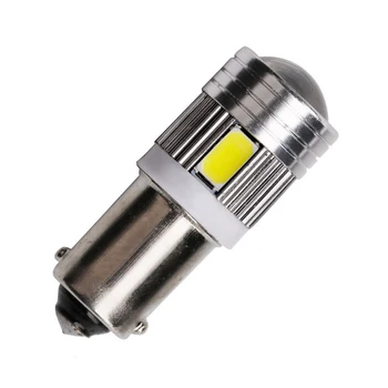 

1Pcs BA9S 6 SMD 5630 LED Canbus lamps Error Free t4w h6w Car LED bulbs interior Lights Car Light Source parking 12V White 6000K