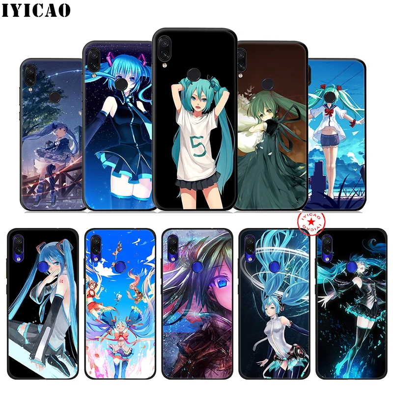 

Hatsune Miku Anime Soft Case for Xiaomi Redmi Note 8 7 6 5 Pro for Redmi Note 6 5A 4X Prime Note 5 Silicone