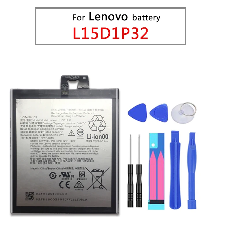 2019 4250mAh L15D1P32 для lenovo PB1-750 PB1-750N PB1-750M PHAB PB1-750P батарея L15d1p32 | Компьютеры и офис