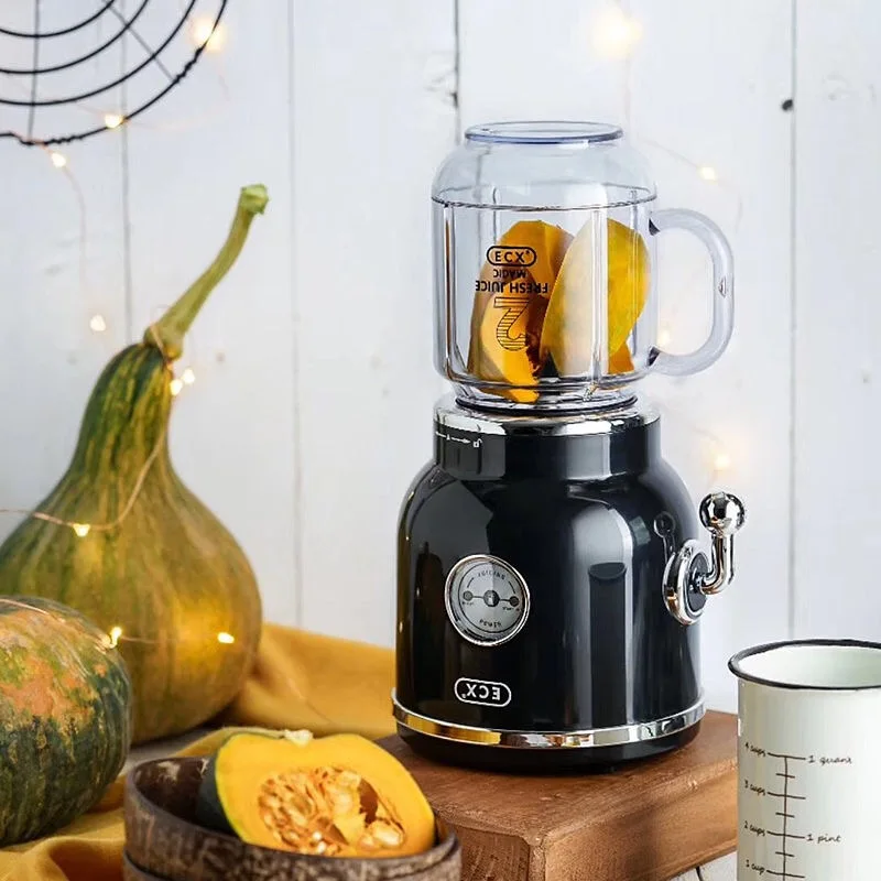  Fruit Bumper Retro Juicer Cup Home Kitchen Good Helper Vegetable Fruit Juicer Portable Mini Cup - 4000264569826