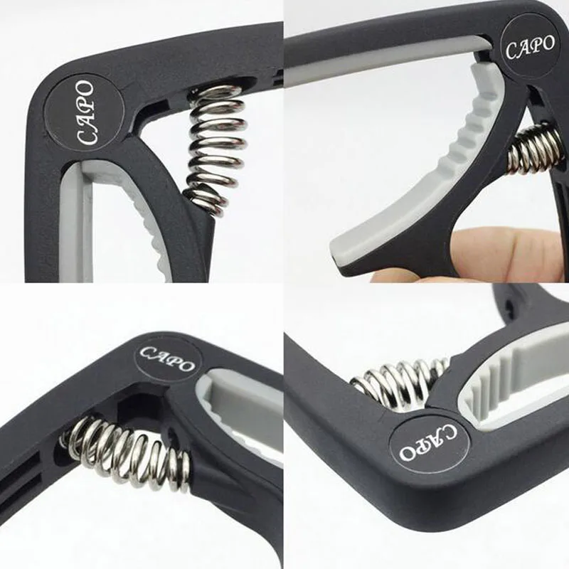 Guitar Capo Plastic Guitar Capo for Acoustic Electric Guitars Classic Guitar Capo Ukulele Bridge Pin Puller