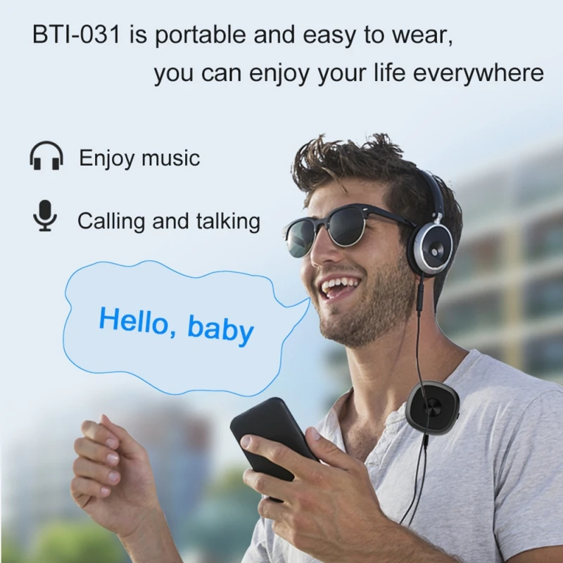 Портативный Bluetooth 5,0 передатчик приемник аудио адаптер большой радиус действия с AptX HD аудио и низкая задержка для ТВ ноутбук наушники
