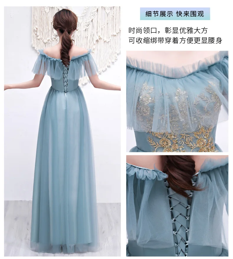 Vestido Azul Marino, платья подружек невесты, элегантное гость, свадебное платье, круглый ворот, без рукавов, сексуальное платье, для выпускного вечера, клуба, выпускного, серое