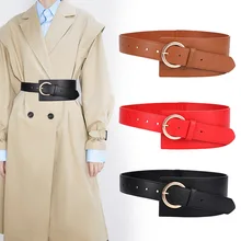 

Women Wide Belts Luxury Genuine Leather Waist Corset Belt Cummerbund Female Pin Buckle Girdle Cow Skin Strap Dress Belts