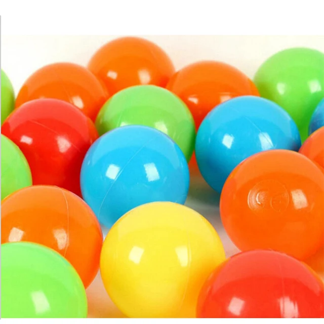 200pcs/lot 5.5cm Eco-Friendly Colorful Soft Plastic Ocean Ball Baby Kids Water Pool Ball Pit Tent Beach Toy Wave Ball Gift 3