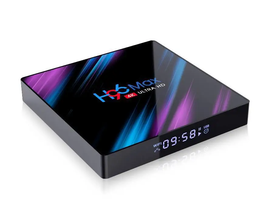 Google Play tv box android 9,0 H96 MAX Rockchip 4G 16 ГБ 32 ГБ 64 Гб 4K 3D 2,4/5,0G WiFi Bluetooth 4,0 Android tv box