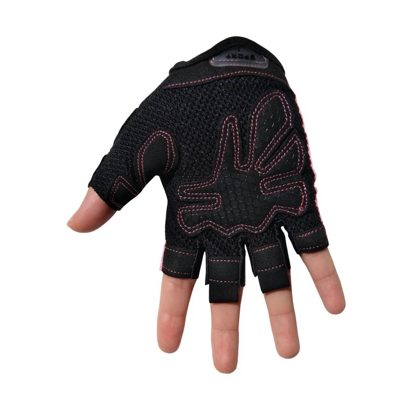 Professional Gym Fitness Gloves Power Weight Lifting Women Men Crossfit Workout Bodybuilding Half Finger Hand Protector (23)