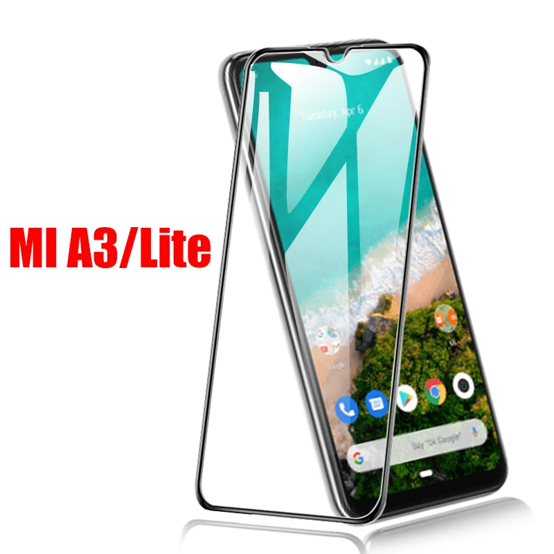 2-in-1 Camera Tempered Glass for Xiaomi Mi A3 Screen Protector for