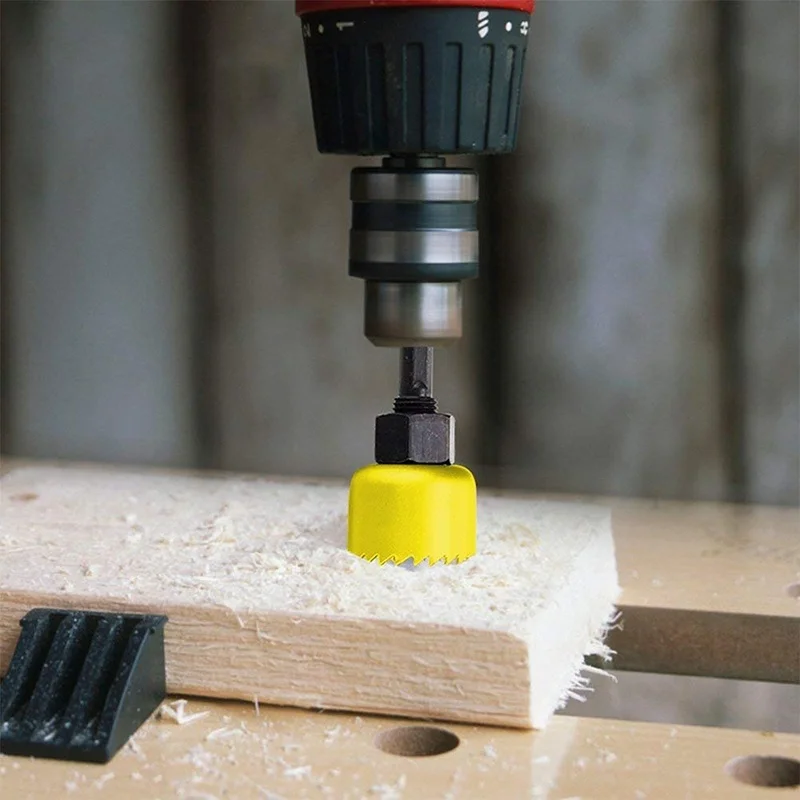 

13PCS Hole Saw Drill Bits Kit Wood Metal Cutter Mandrels Sawing 3/4 - 5Inch