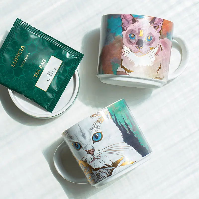 

You can taste the coffee with your hands, or you can taste the novelty and cute cat gifts in the office with your hands Ceramic