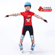 lovely kids sportswear body skating children mtb cycling jerseys customized team suit